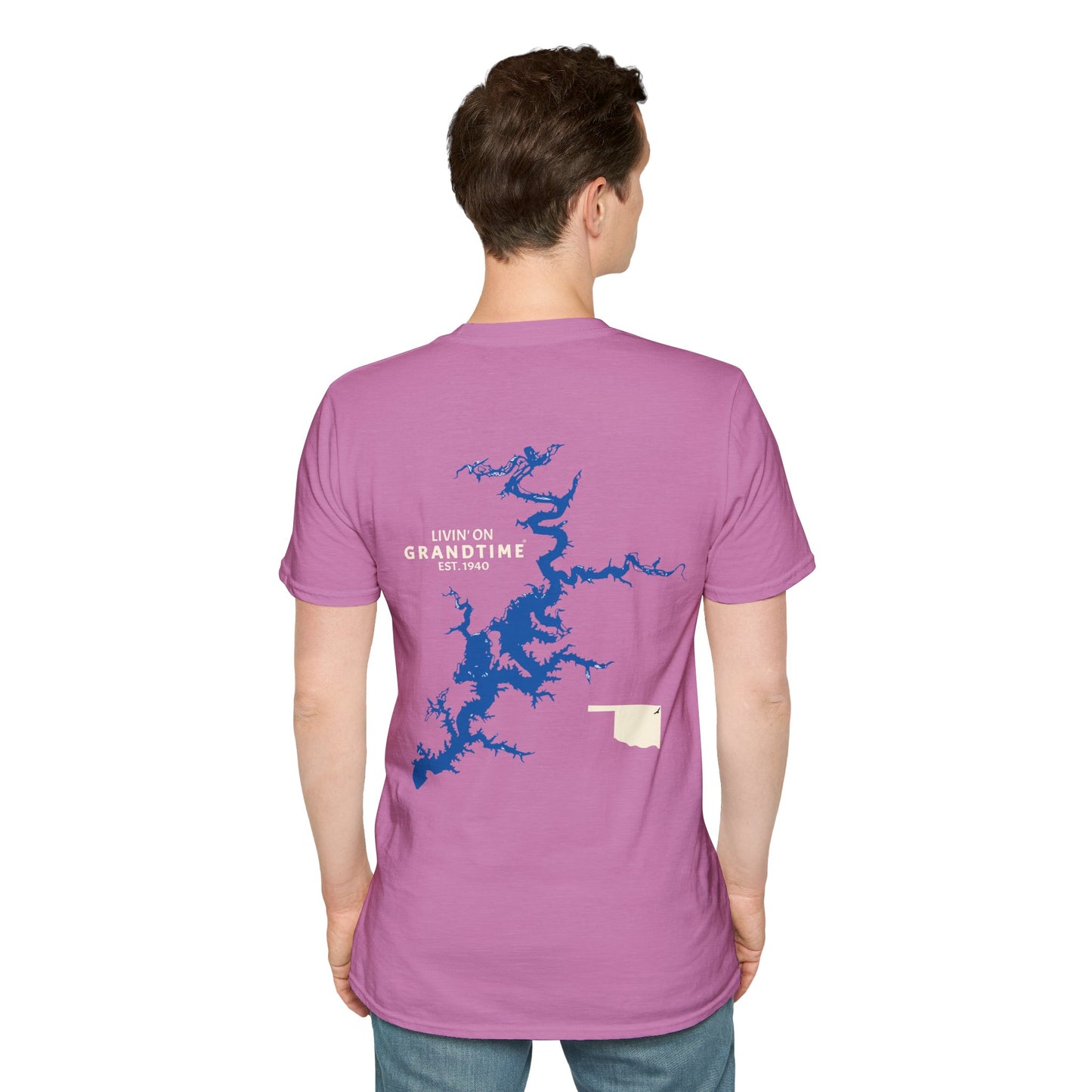 GRANDTIME Grand Lake Map Unisex Softstyle T-Shirt