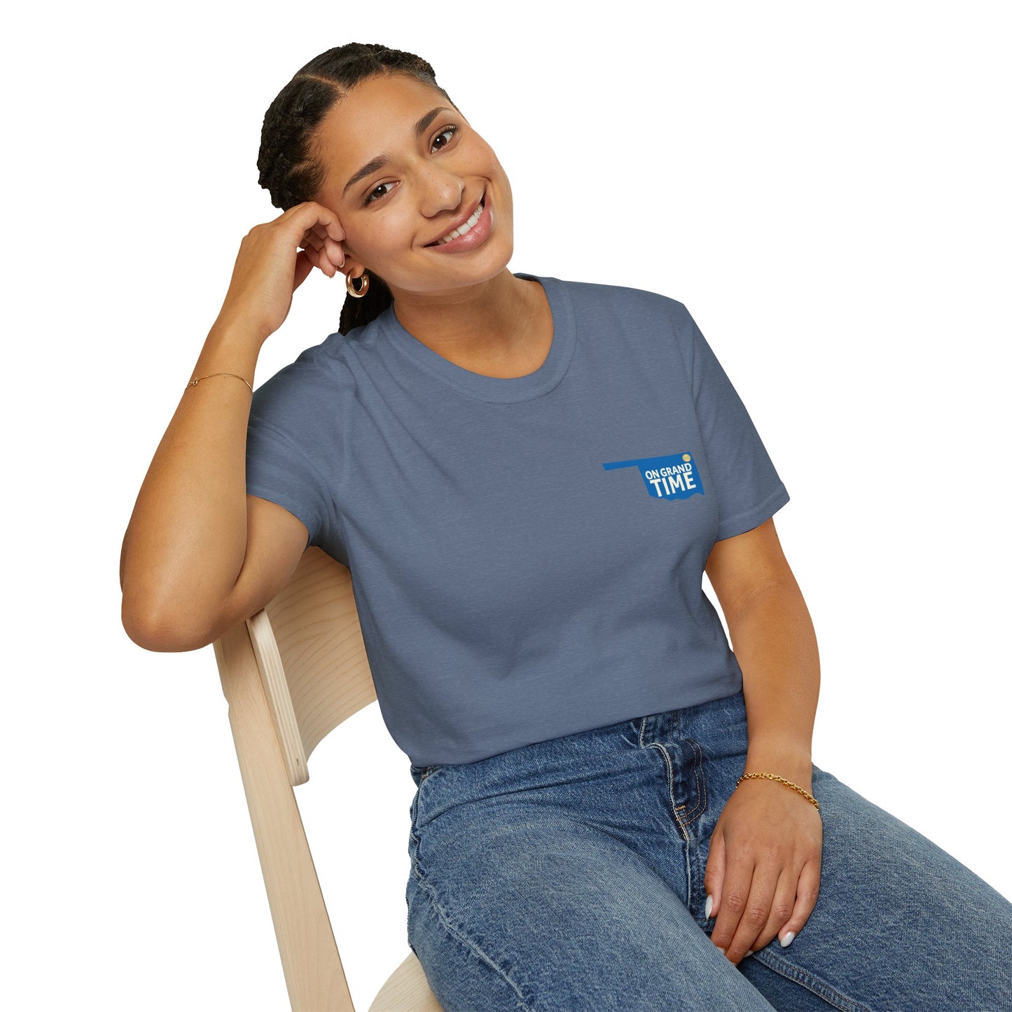 GRANDTIME Grand Lake Map Unisex Softstyle T-Shirt