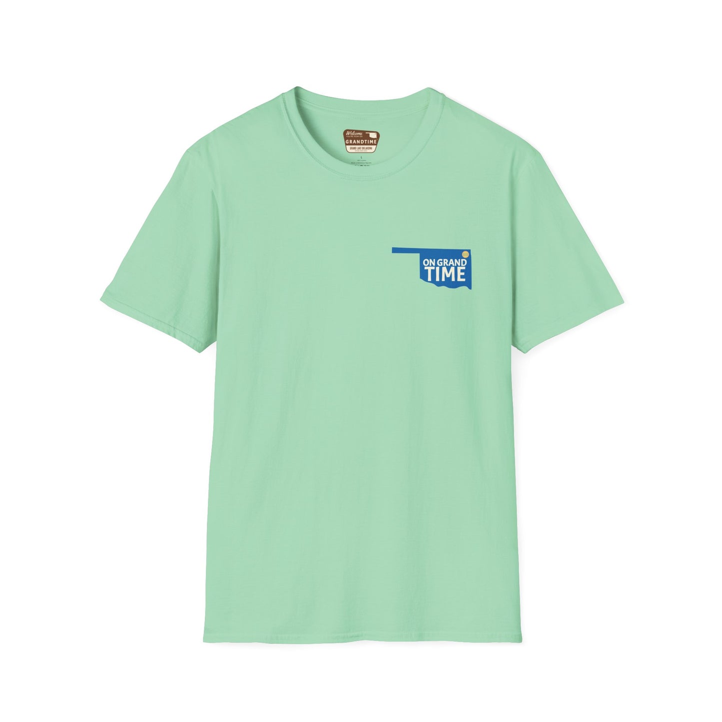 GRANDTIME Grand Lake Map Unisex Softstyle T-Shirt