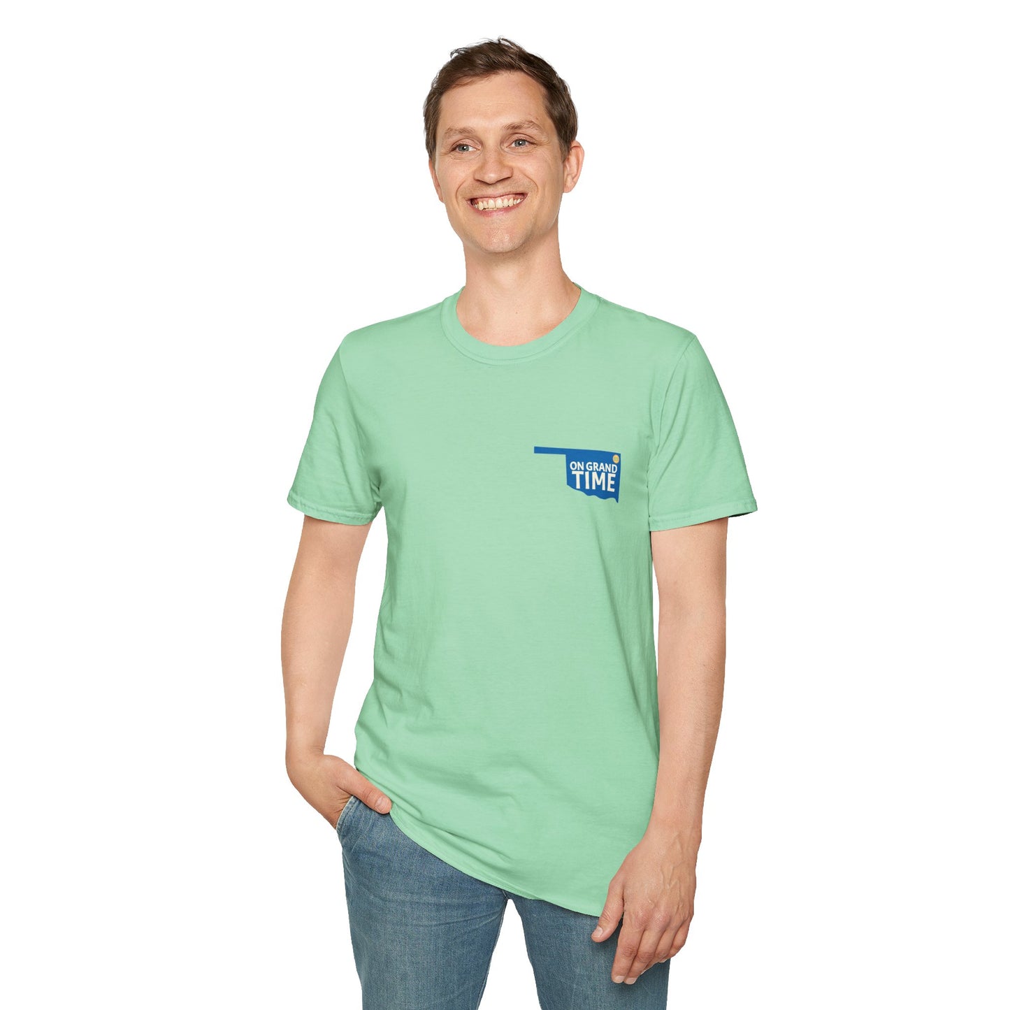 GRANDTIME Grand Lake Map Unisex Softstyle T-Shirt