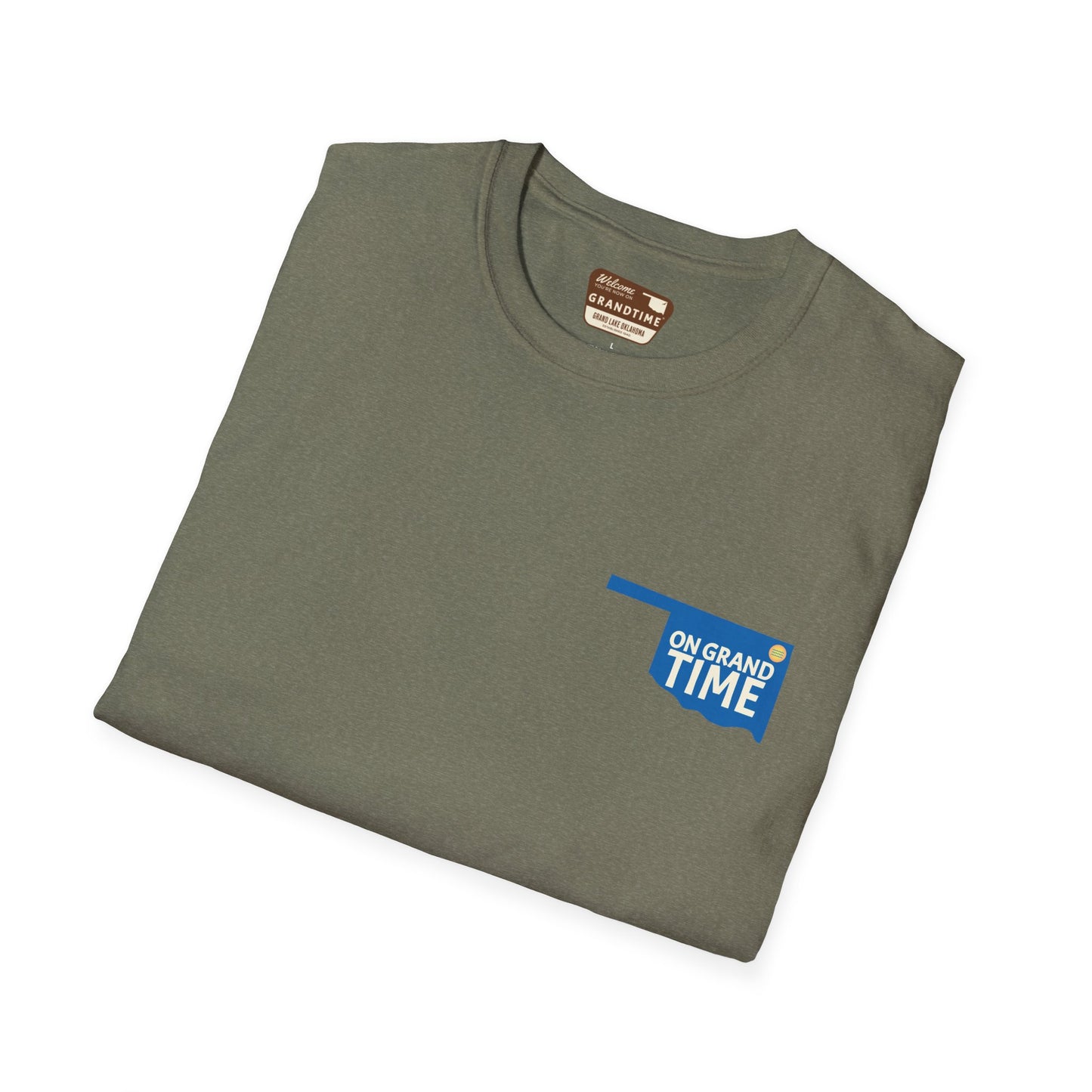 GRANDTIME Grand Lake Map Unisex Softstyle T-Shirt