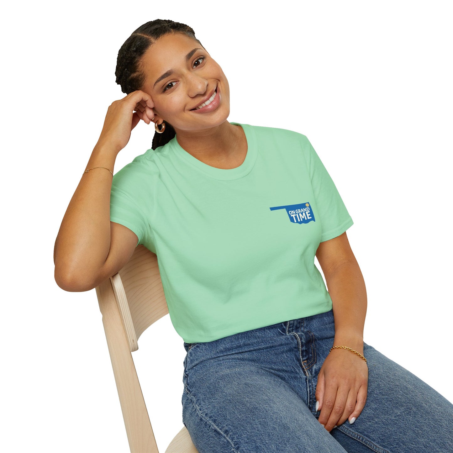 GRANDTIME Grand Lake Map Unisex Softstyle T-Shirt