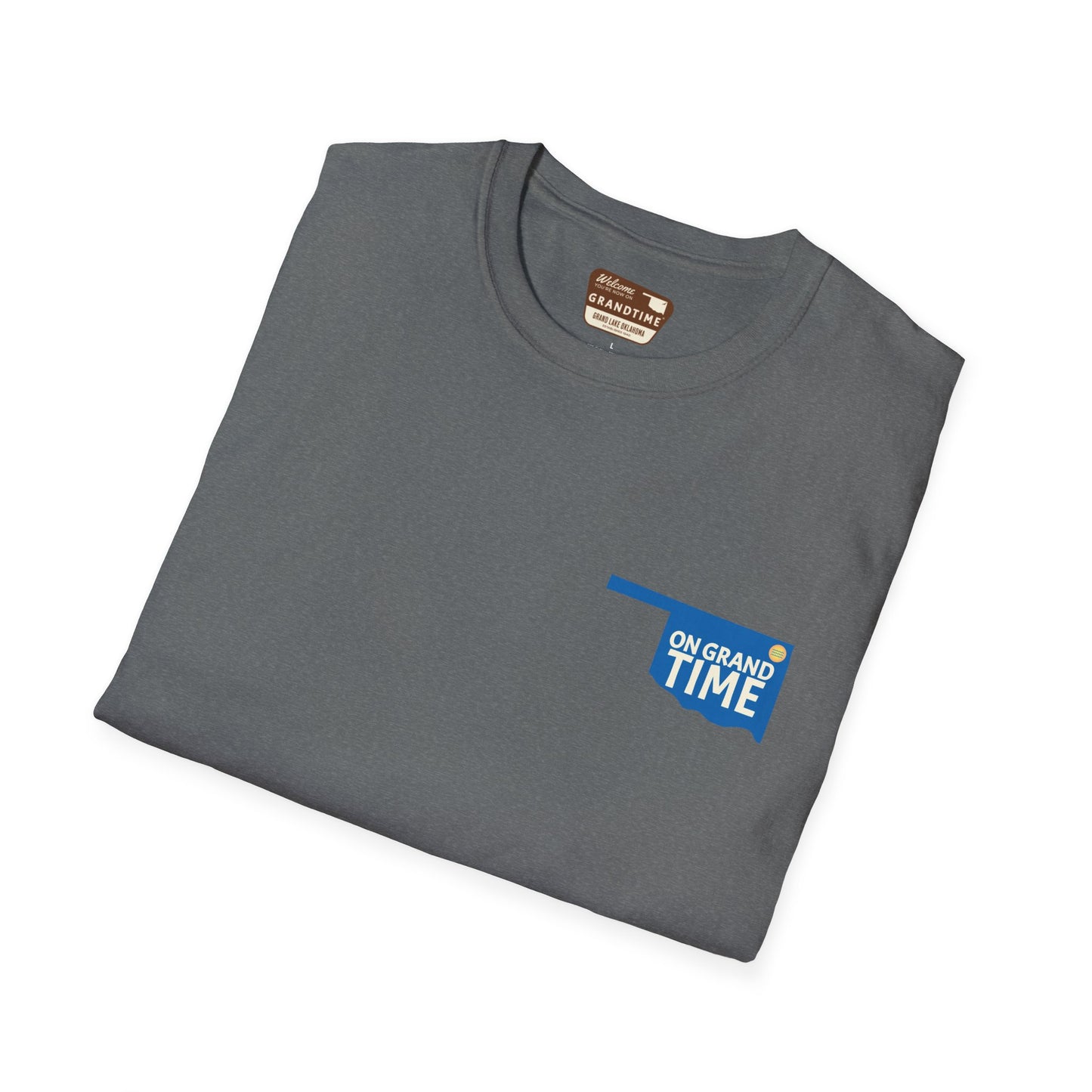 GRANDTIME Grand Lake Map Unisex Softstyle T-Shirt