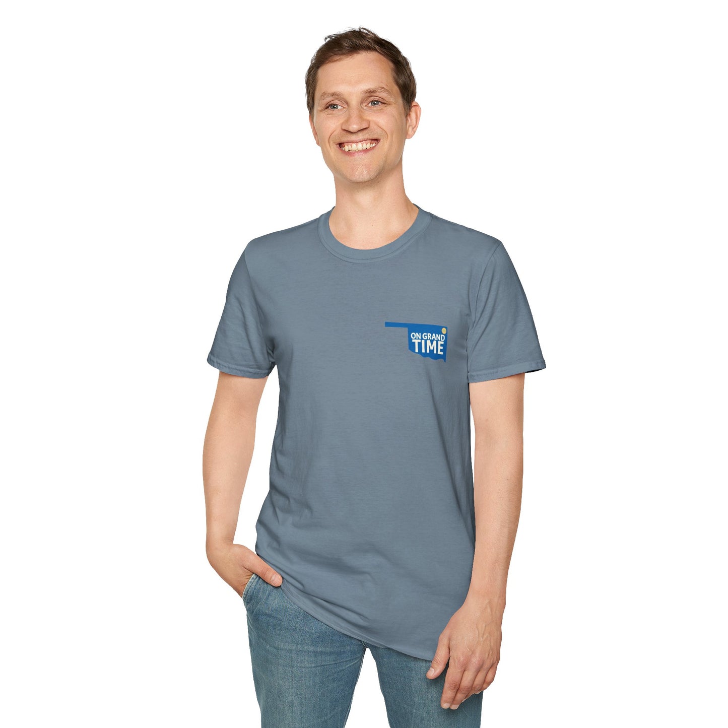 GRANDTIME Grand Lake Map Unisex Softstyle T-Shirt