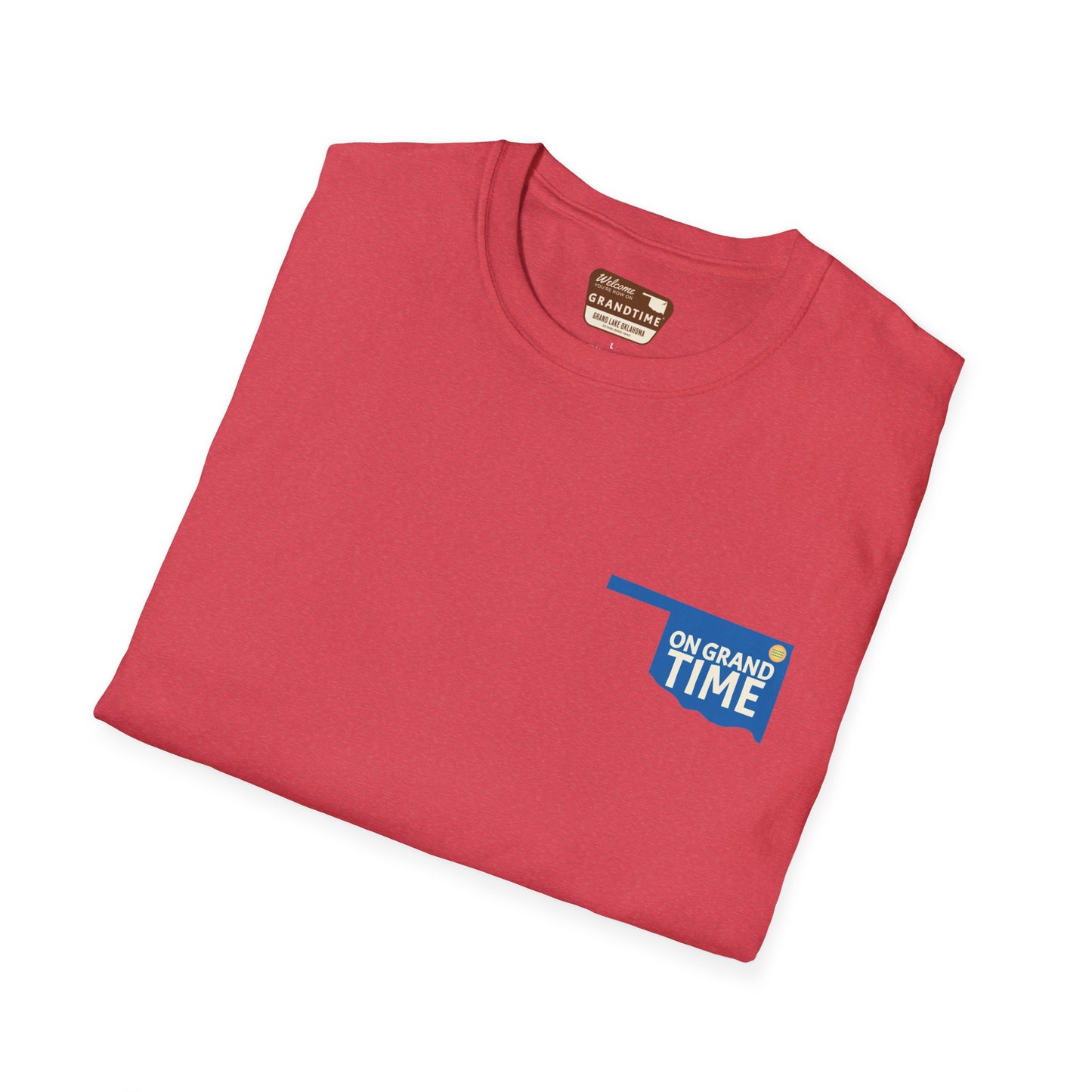 GRANDTIME Grand Lake Map Unisex Softstyle T-Shirt