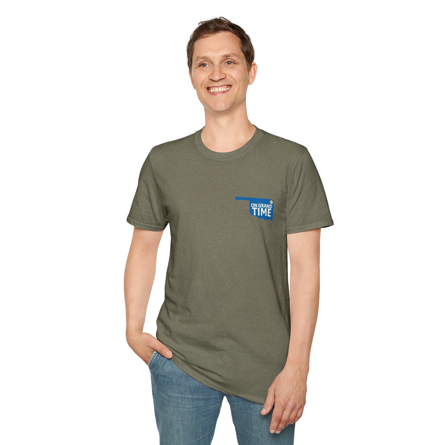 GRANDTIME Grand Lake Map Unisex Softstyle T-Shirt