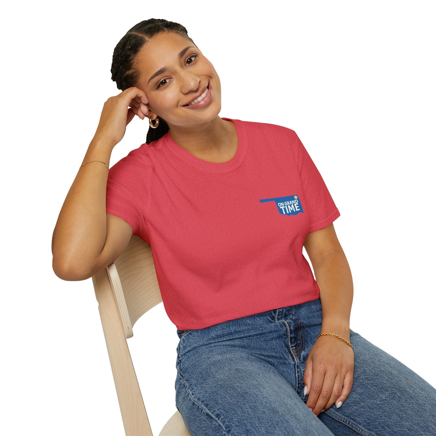 GRANDTIME Grand Lake Map Unisex Softstyle T-Shirt