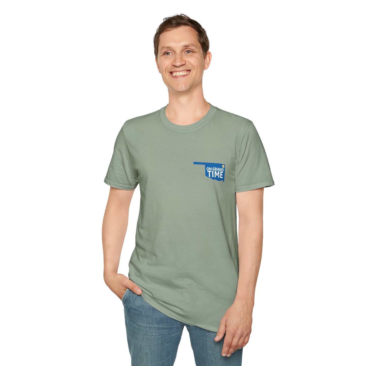 GRANDTIME Grand Lake Map Unisex Softstyle T-Shirt
