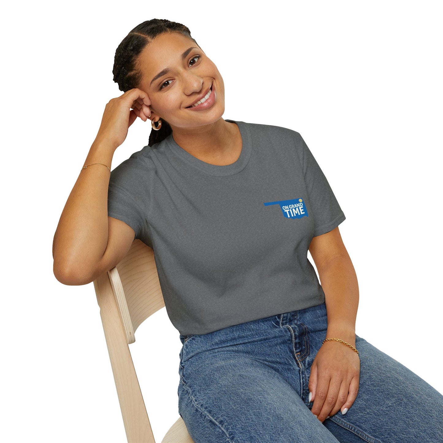 GRANDTIME Grand Lake Map Unisex Softstyle T-Shirt