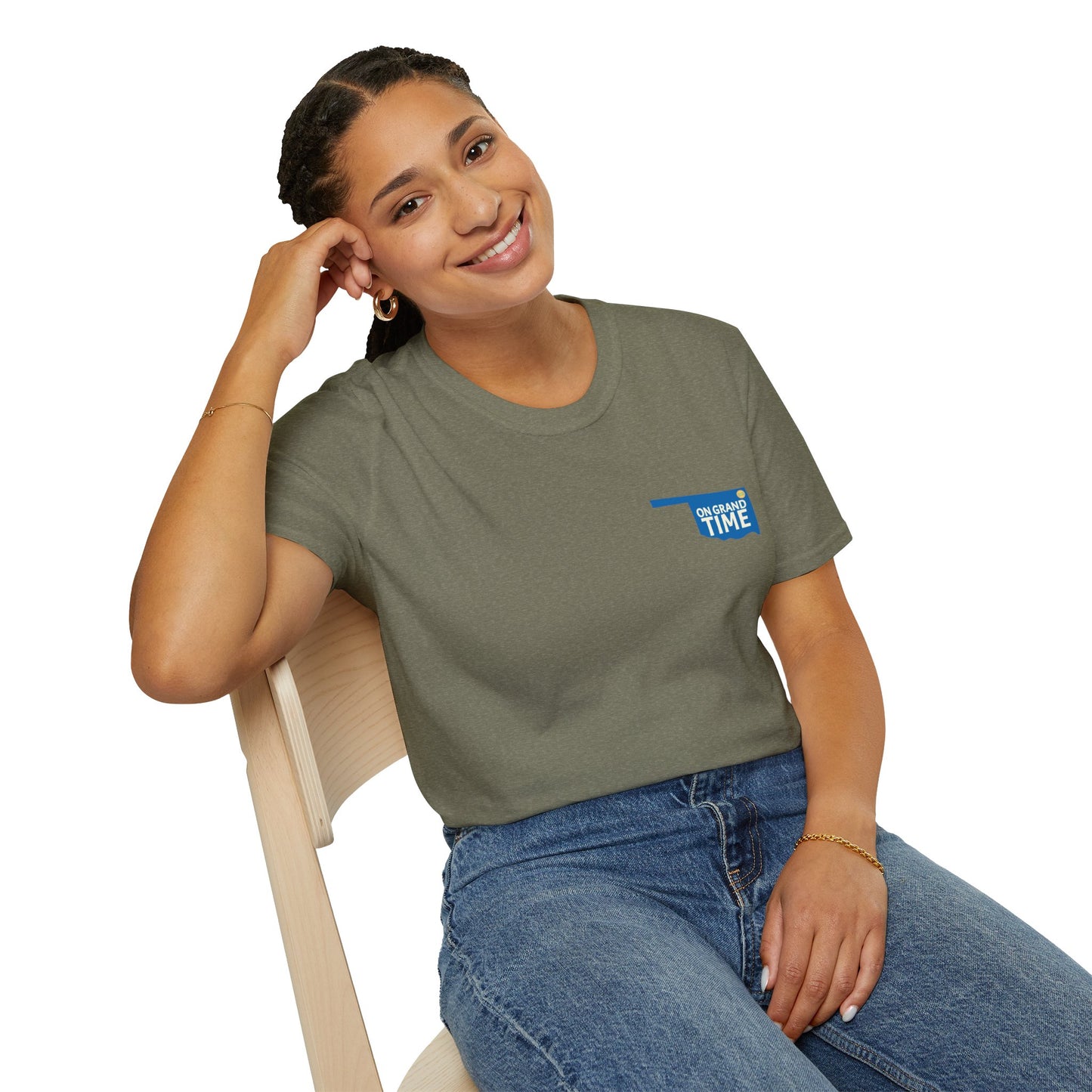 GRANDTIME Grand Lake Map Unisex Softstyle T-Shirt