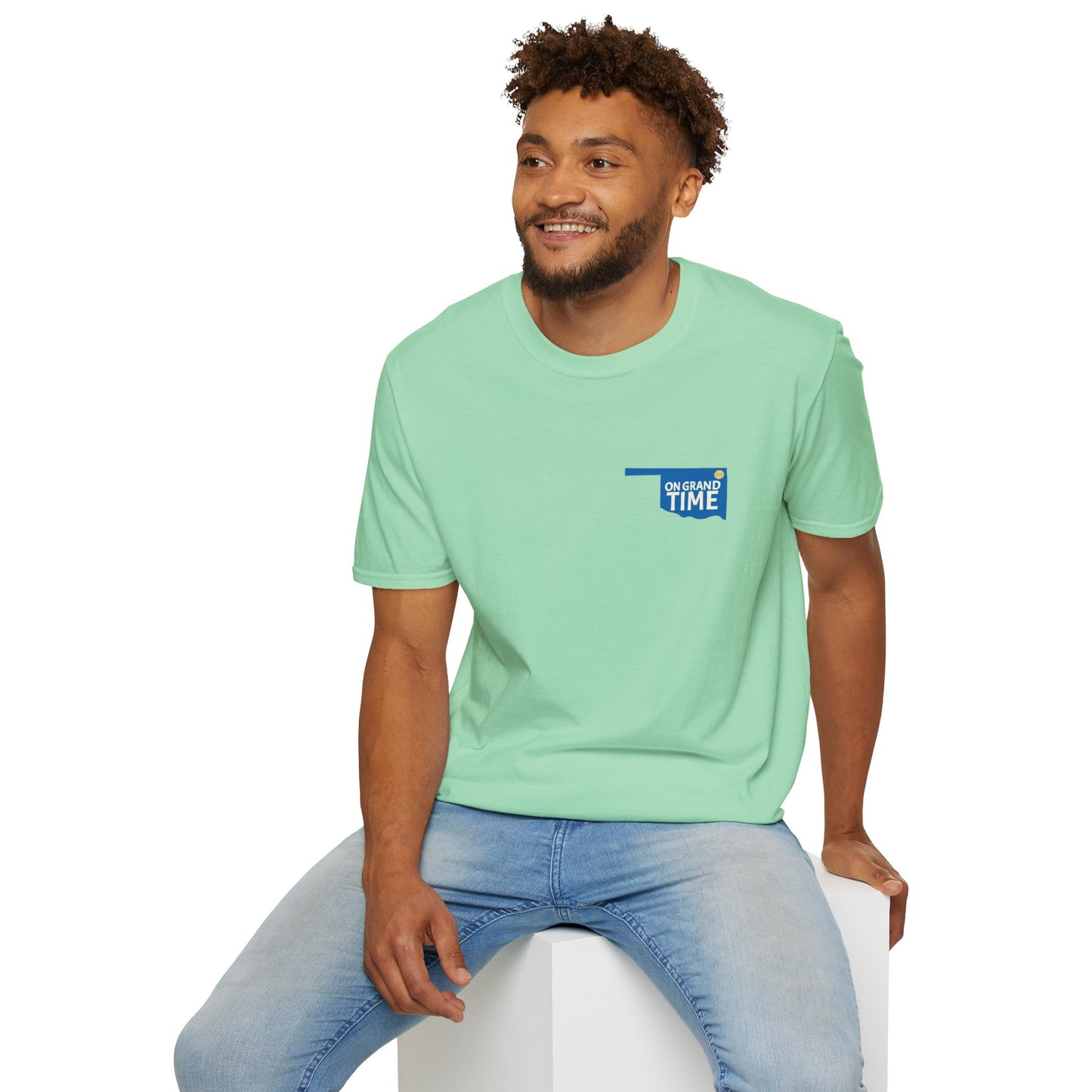 GRANDTIME Grand Lake Map Unisex Softstyle T-Shirt