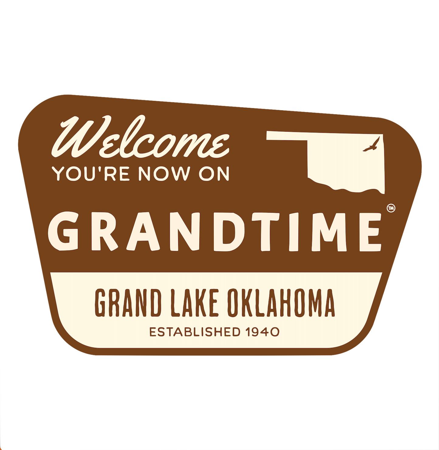 ON GRANDTIME Custom National Park Logo Designed Magnet