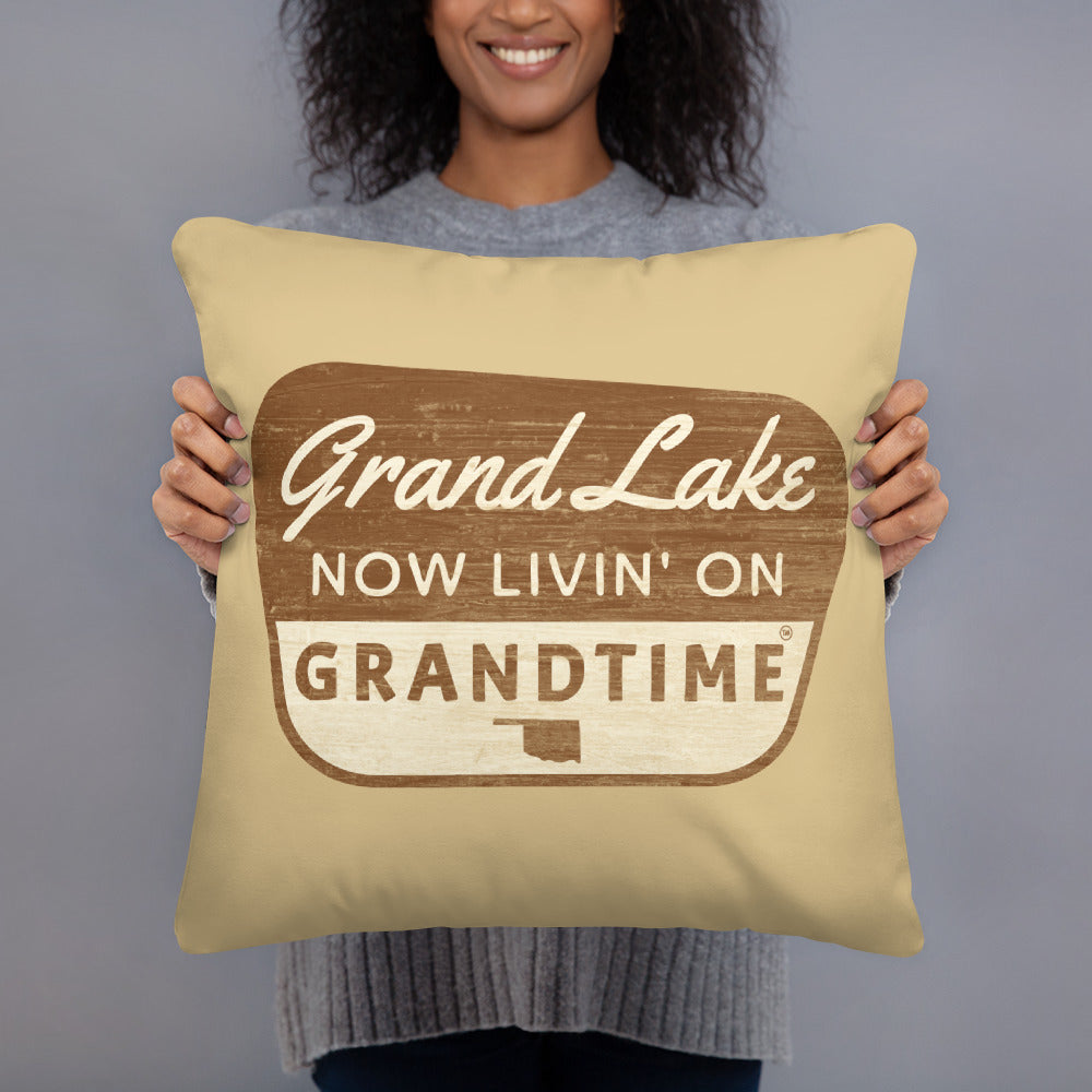 ON GRANDTIME Grand Lake Map Pillow