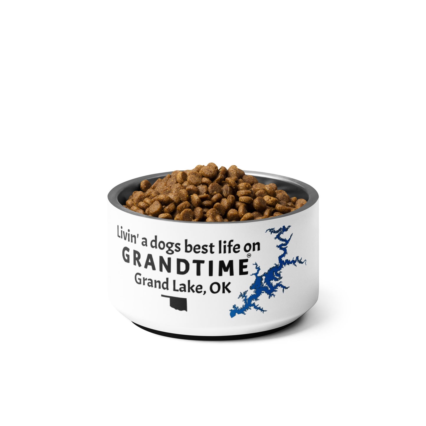 LIVIN' A DOGS BEST LIFE ON GRANDTIME Pet bowl