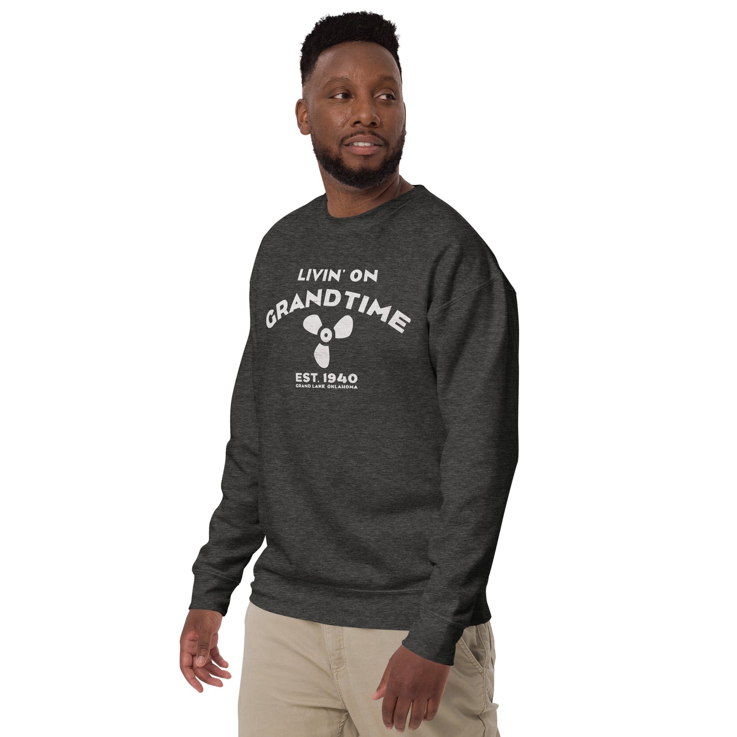 ON GRANDTIME custom prop design Unisex Premium Sweatshirt