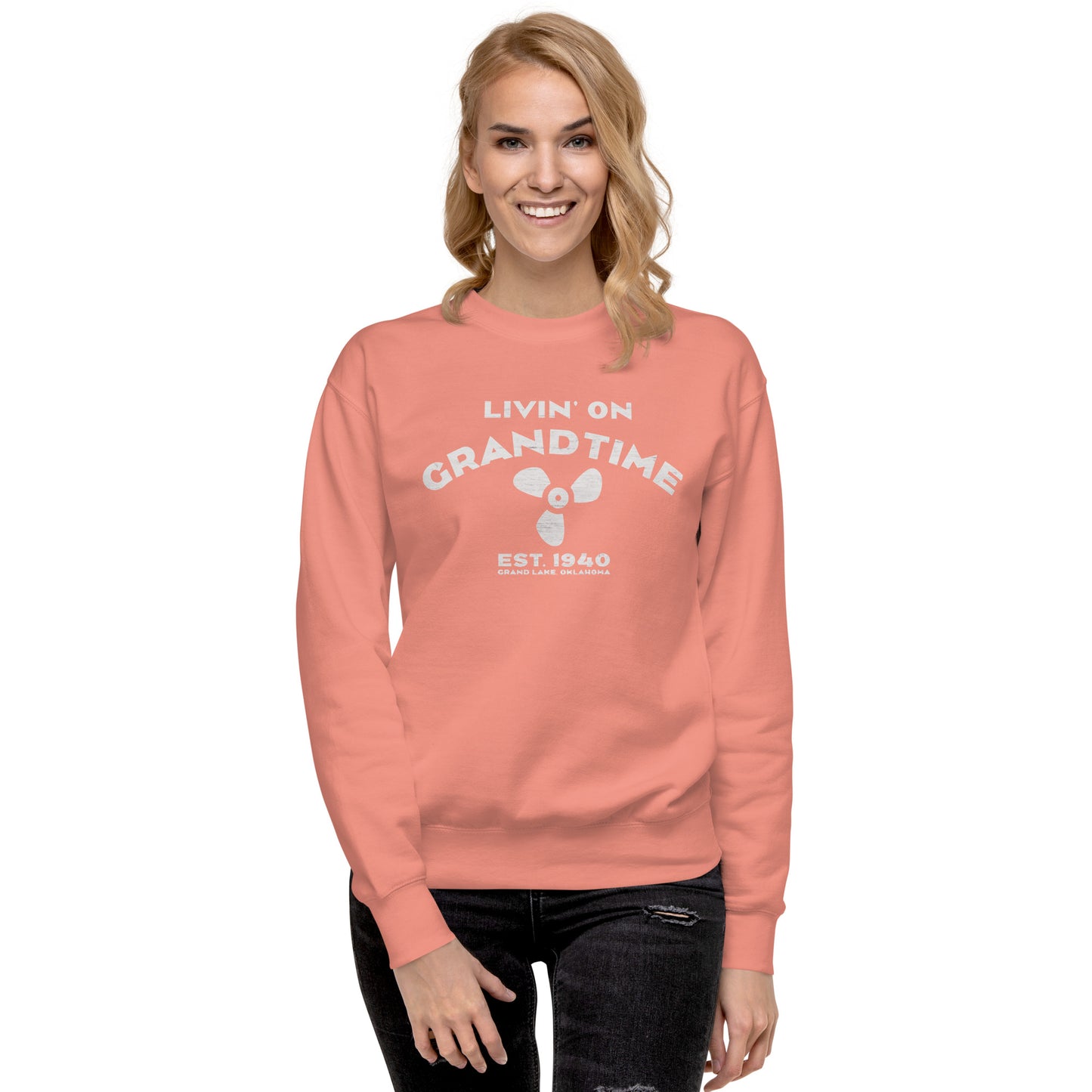 ON GRANDTIME custom prop design Unisex Premium Sweatshirt
