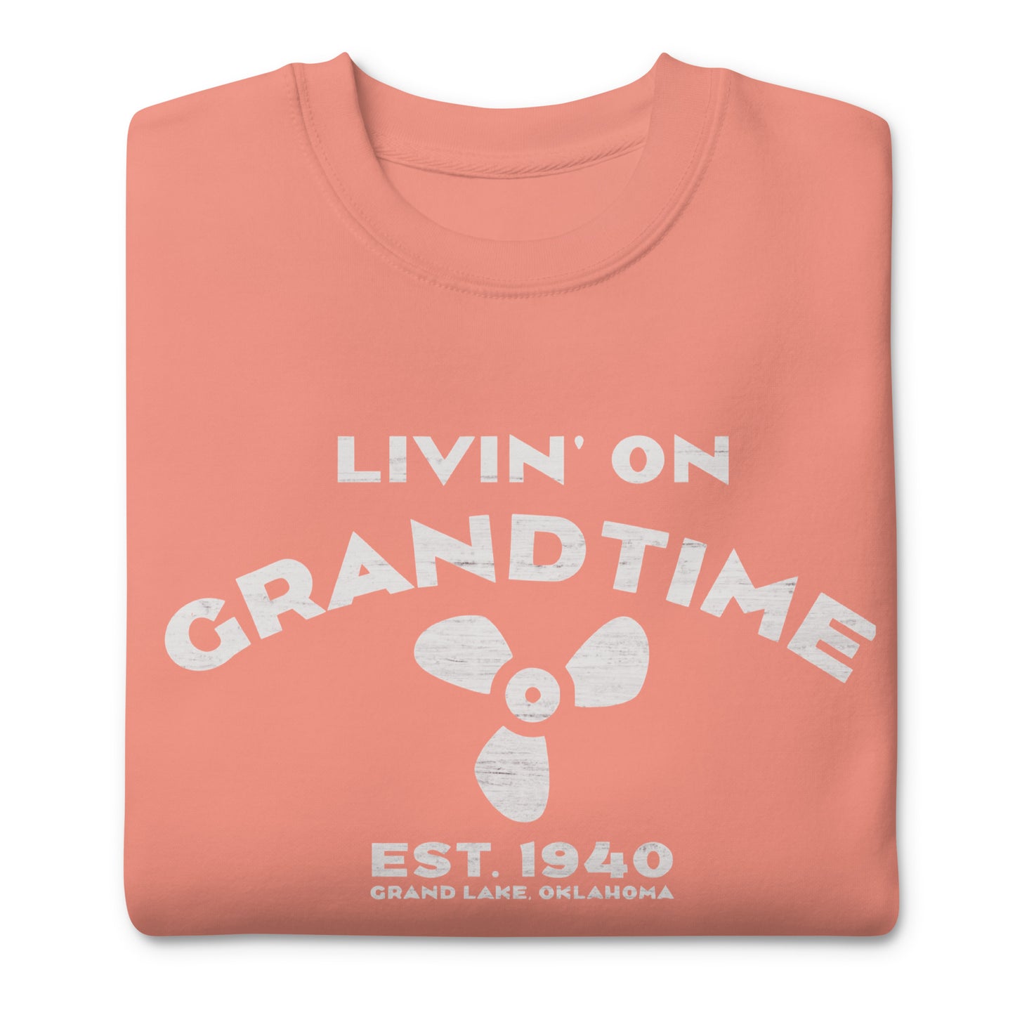 ON GRANDTIME custom prop design Unisex Premium Sweatshirt