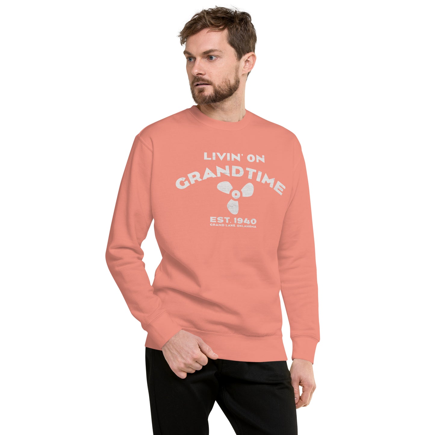 ON GRANDTIME custom prop design Unisex Premium Sweatshirt