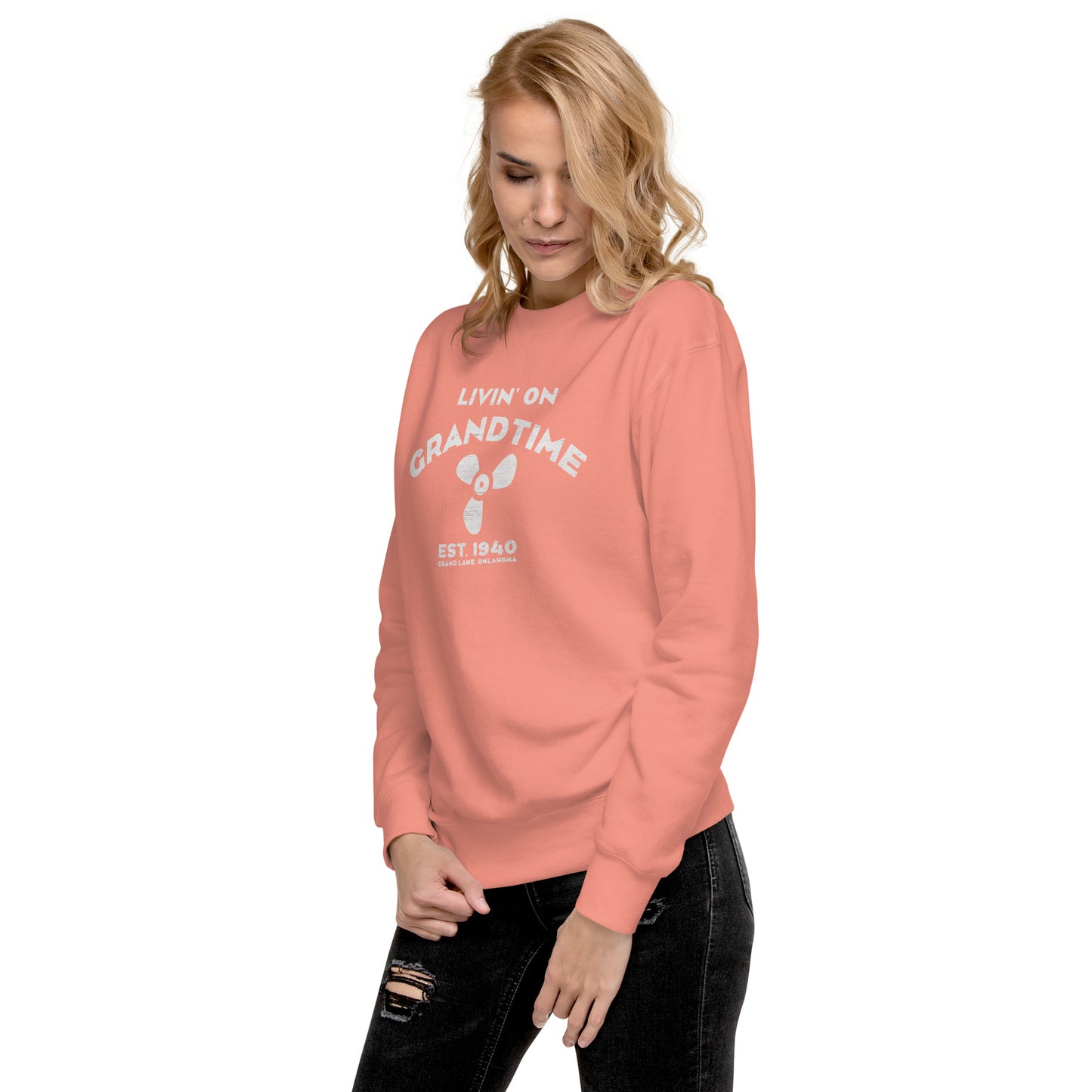 ON GRANDTIME custom prop design Unisex Premium Sweatshirt
