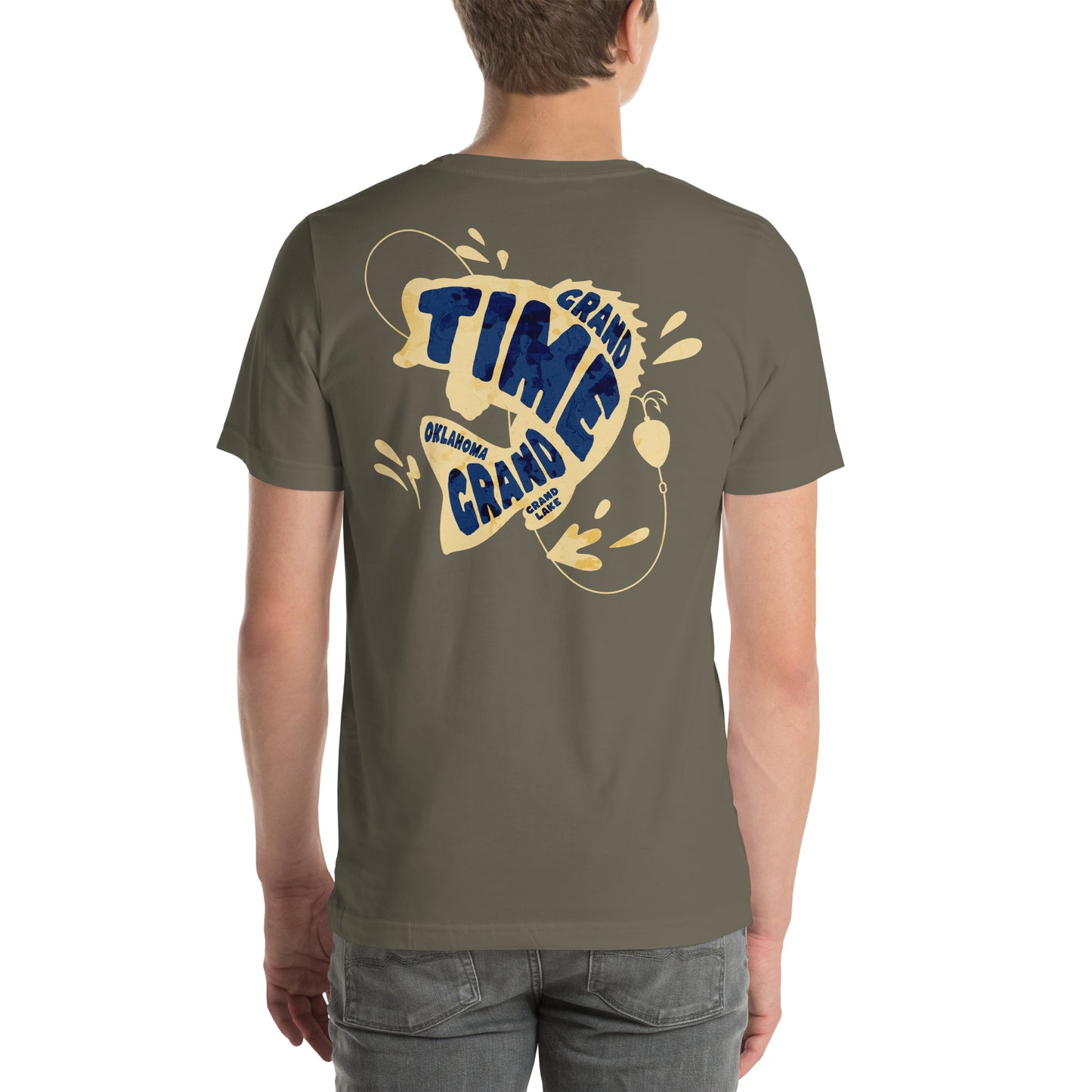 ON GRANDTIME custom jumping Bass design soft style Unisex t-shirt