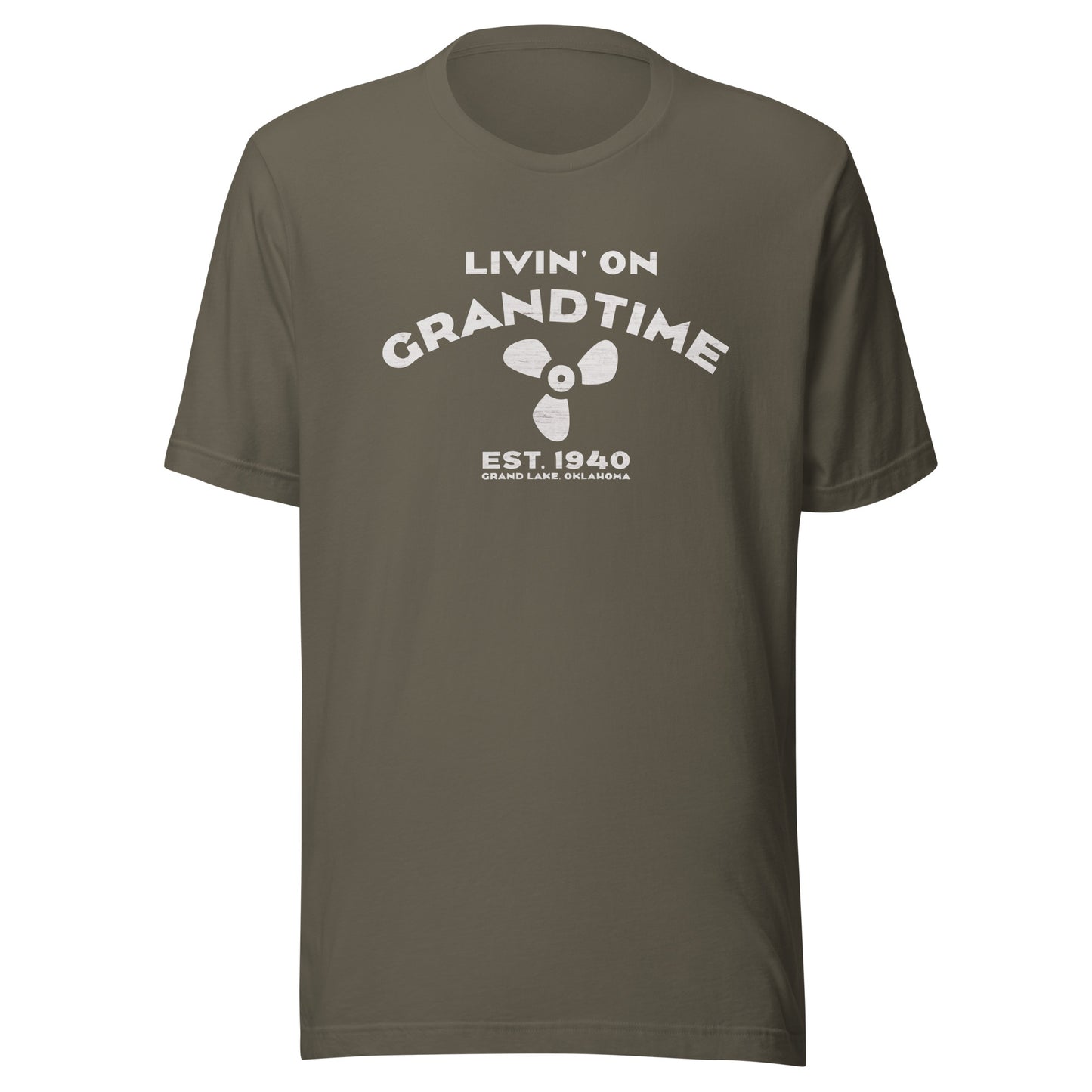 ON GRANDTIME custom boat prop design Unisex soft style t-shirt