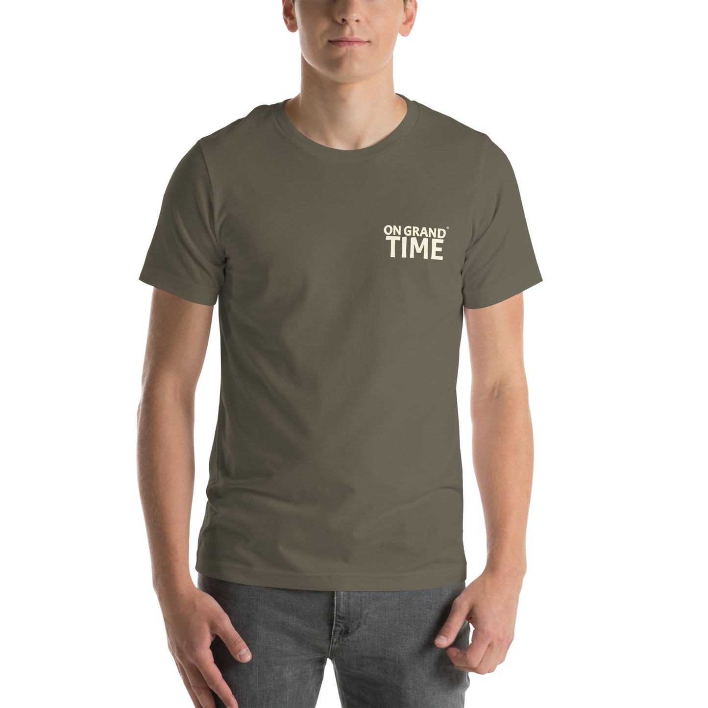 ON GRANDTIME custom jumping Bass design soft style Unisex t-shirt
