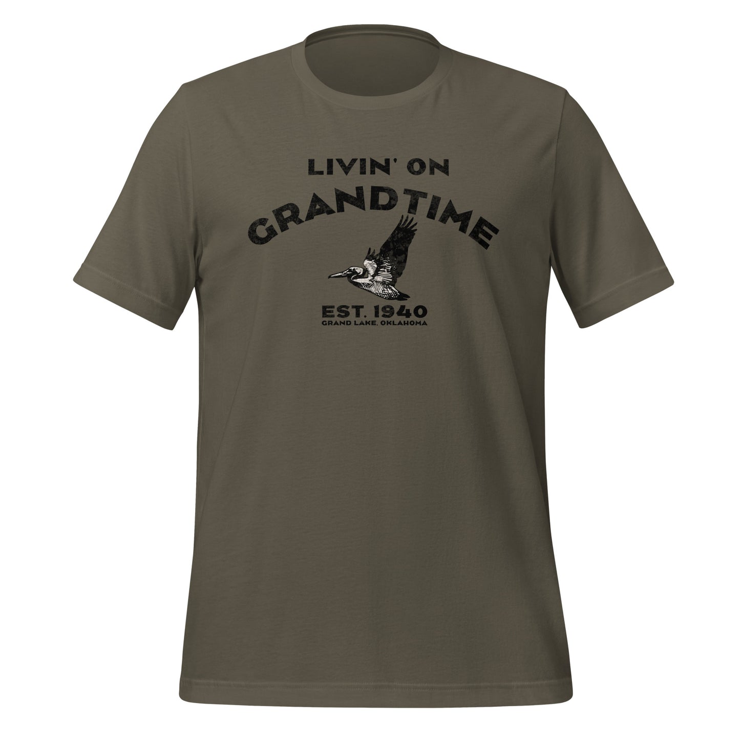 LIVIN' ON GRANDTIME Custom Pellican Unisex t-shirt