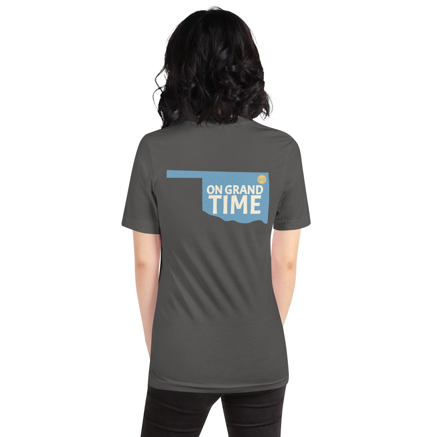 ON GRANDTIME Custom Oklahoma design on a soft Unisex t-shirt