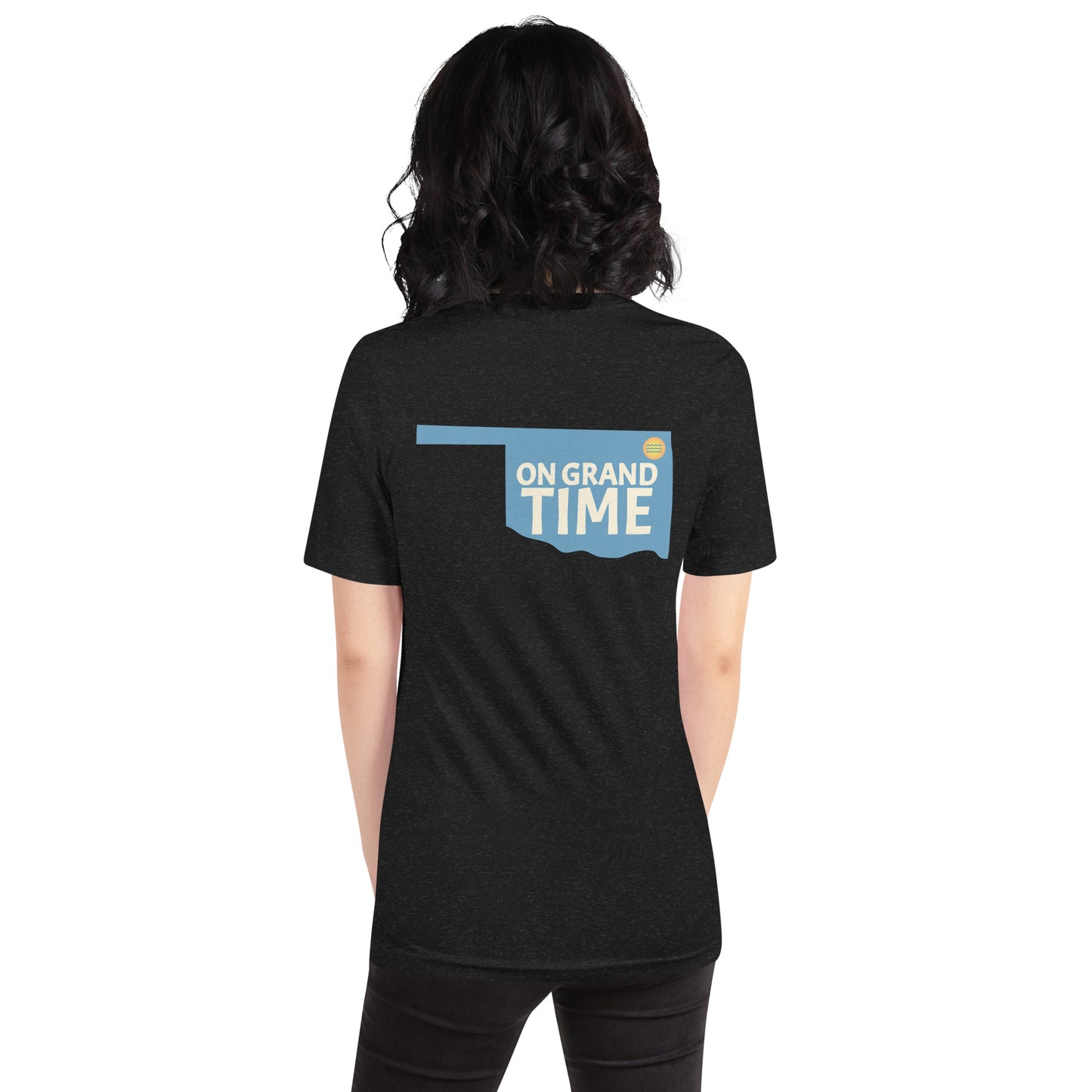 ON GRANDTIME Custom Oklahoma design on a soft Unisex t-shirt