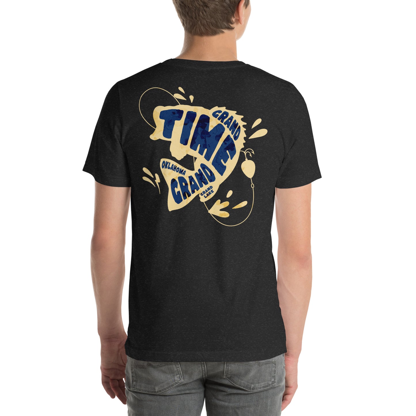 ON GRANDTIME custom jumping Bass design soft style Unisex t-shirt