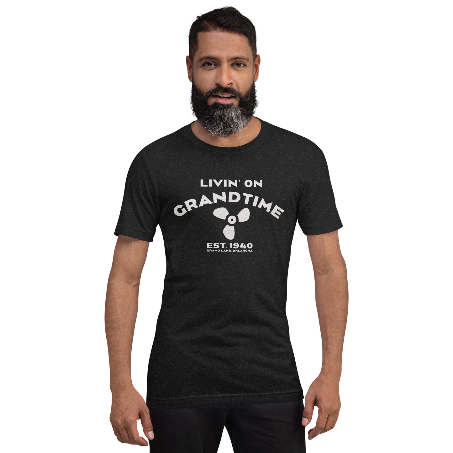 ON GRANDTIME custom boat prop design Unisex soft style t-shirt