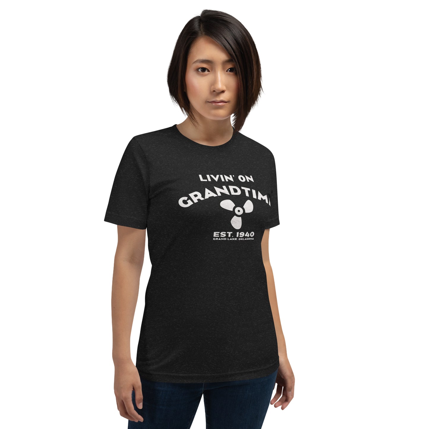 ON GRANDTIME custom boat prop design Unisex soft style t-shirt