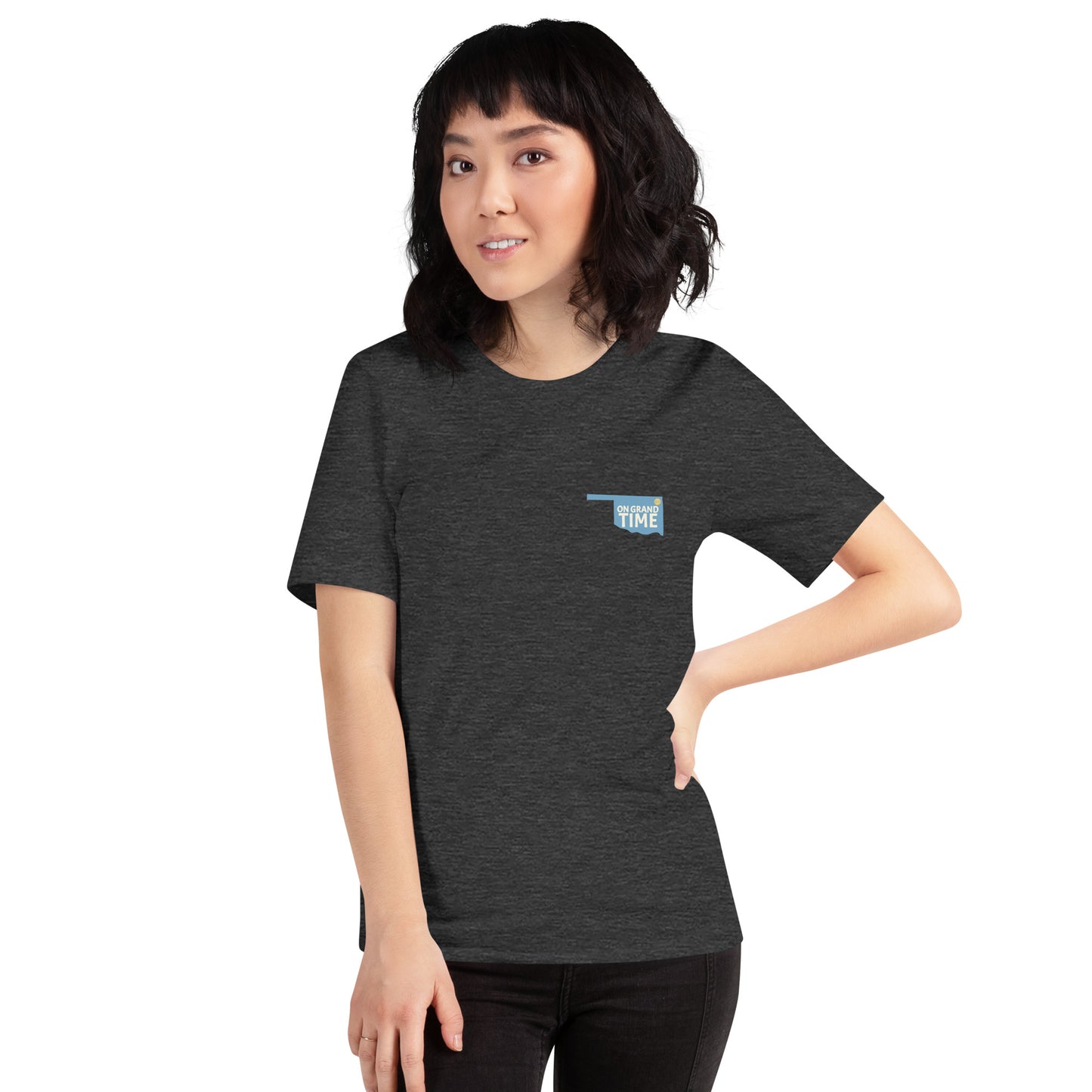 ON GRANDTIME Custom Oklahoma design on a soft Unisex t-shirt