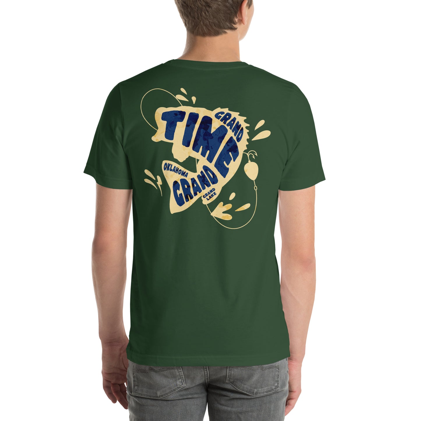 ON GRANDTIME custom jumping Bass design soft style Unisex t-shirt