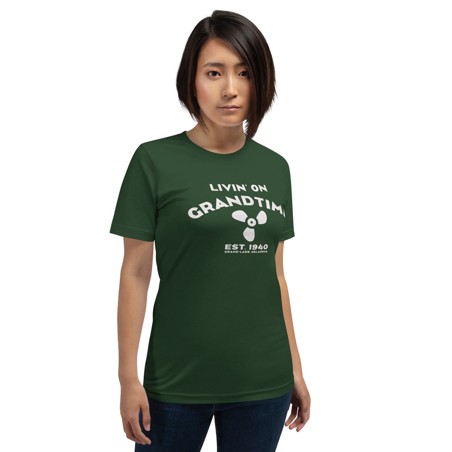 ON GRANDTIME custom boat prop design Unisex soft style t-shirt