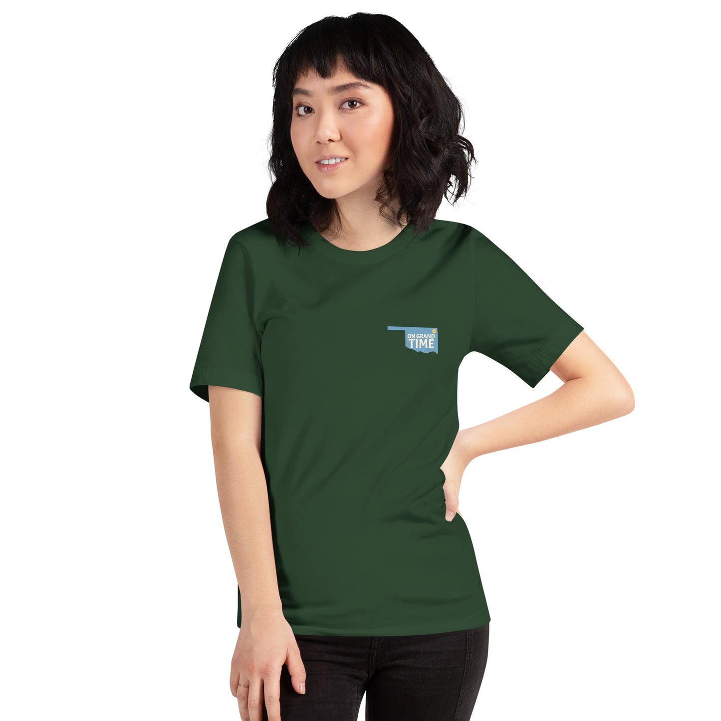 ON GRANDTIME Custom Oklahoma design on a soft Unisex t-shirt