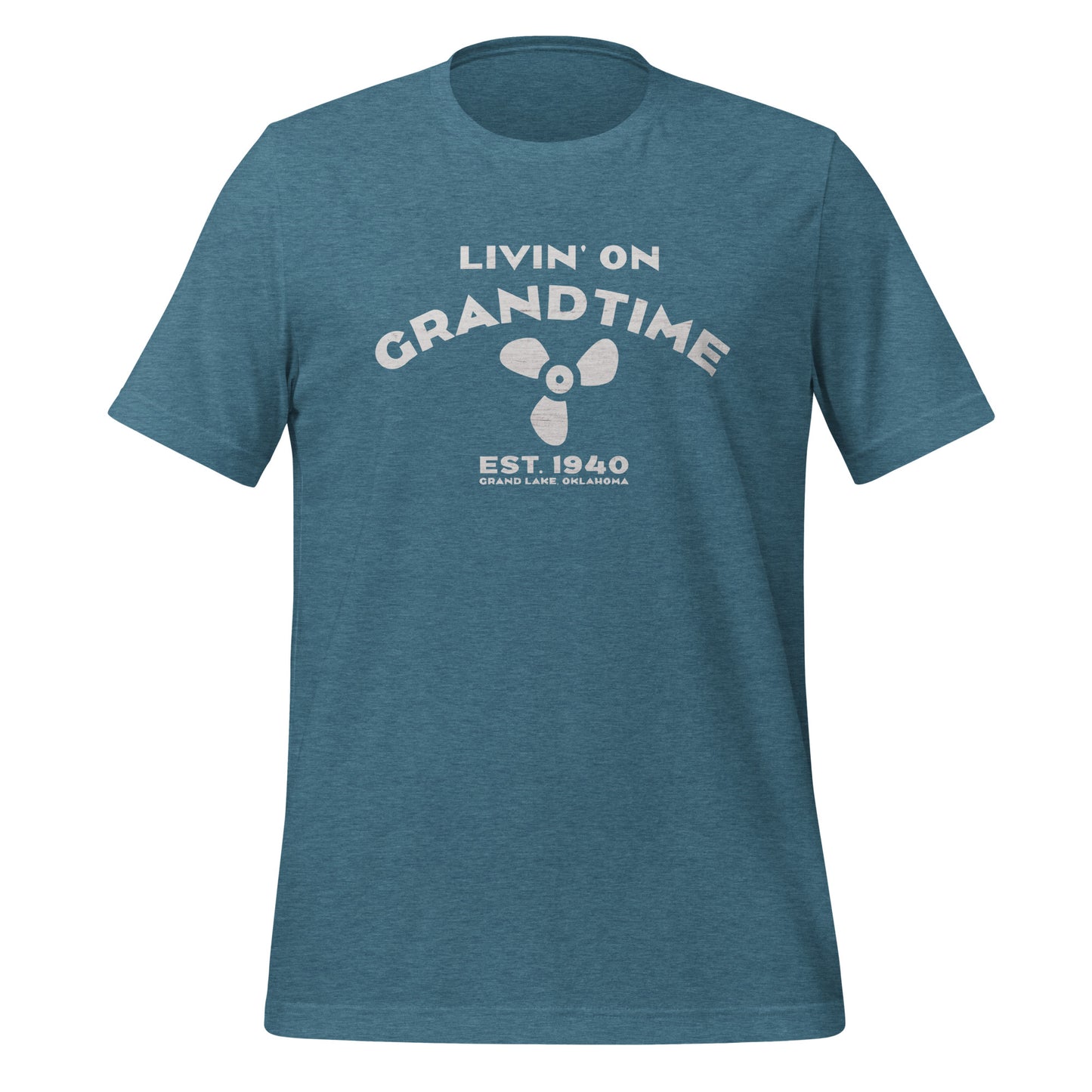 ON GRANDTIME custom boat prop design Unisex soft style t-shirt