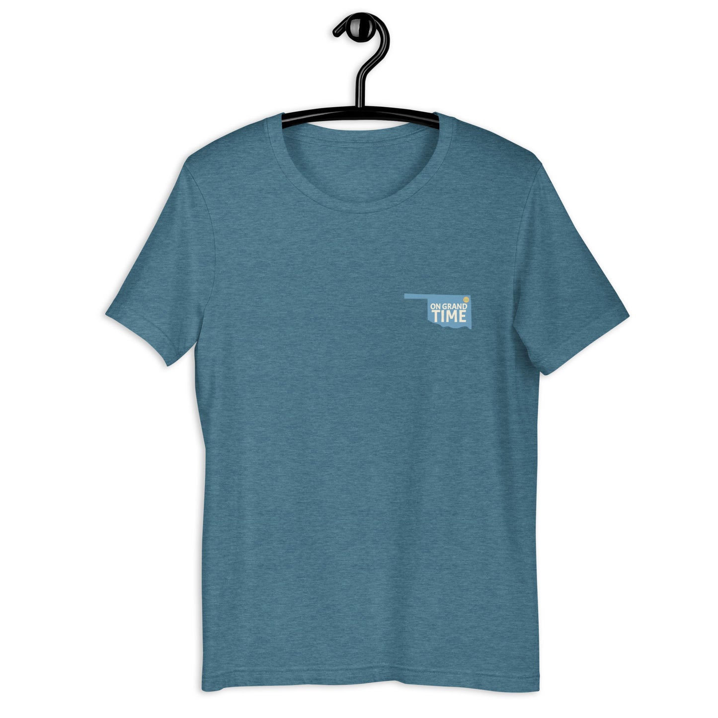 ON GRANDTIME Custom Oklahoma design on a soft Unisex t-shirt