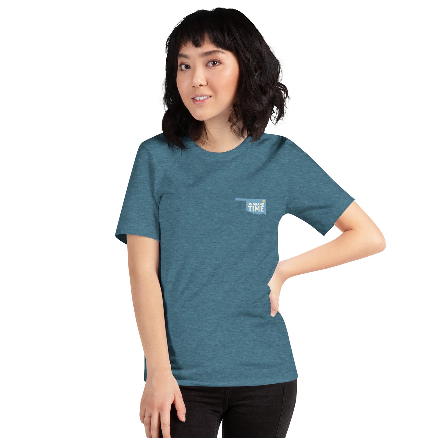 ON GRANDTIME Custom Oklahoma design on a soft Unisex t-shirt
