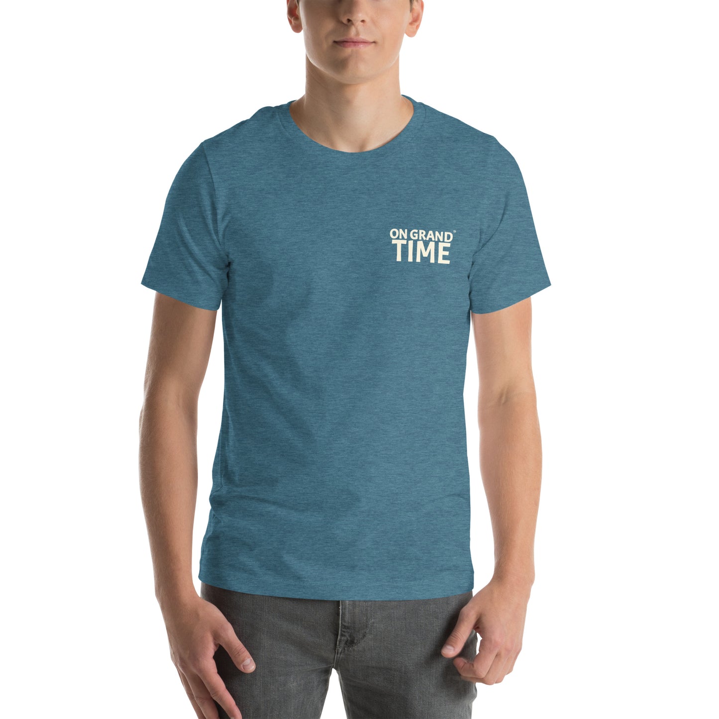 ON GRANDTIME custom jumping Bass design soft style Unisex t-shirt