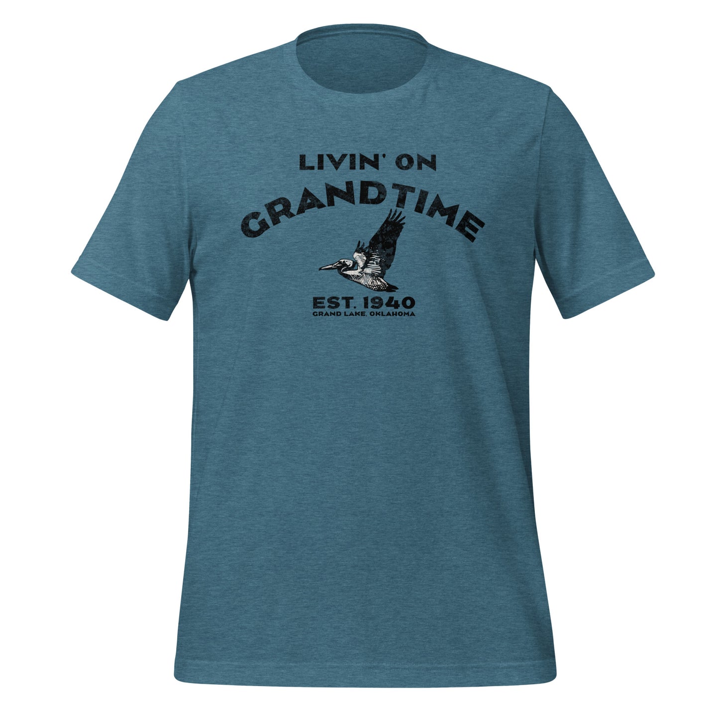 LIVIN' ON GRANDTIME Custom Pellican Unisex t-shirt