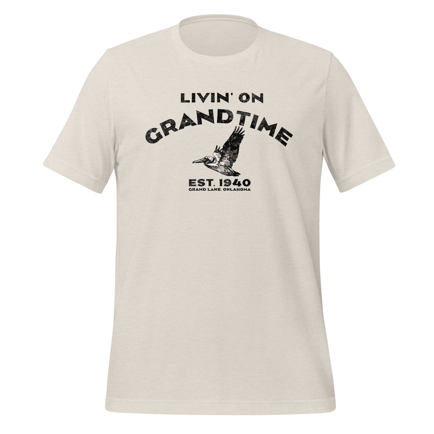 LIVIN' ON GRANDTIME Custom Pellican Unisex t-shirt