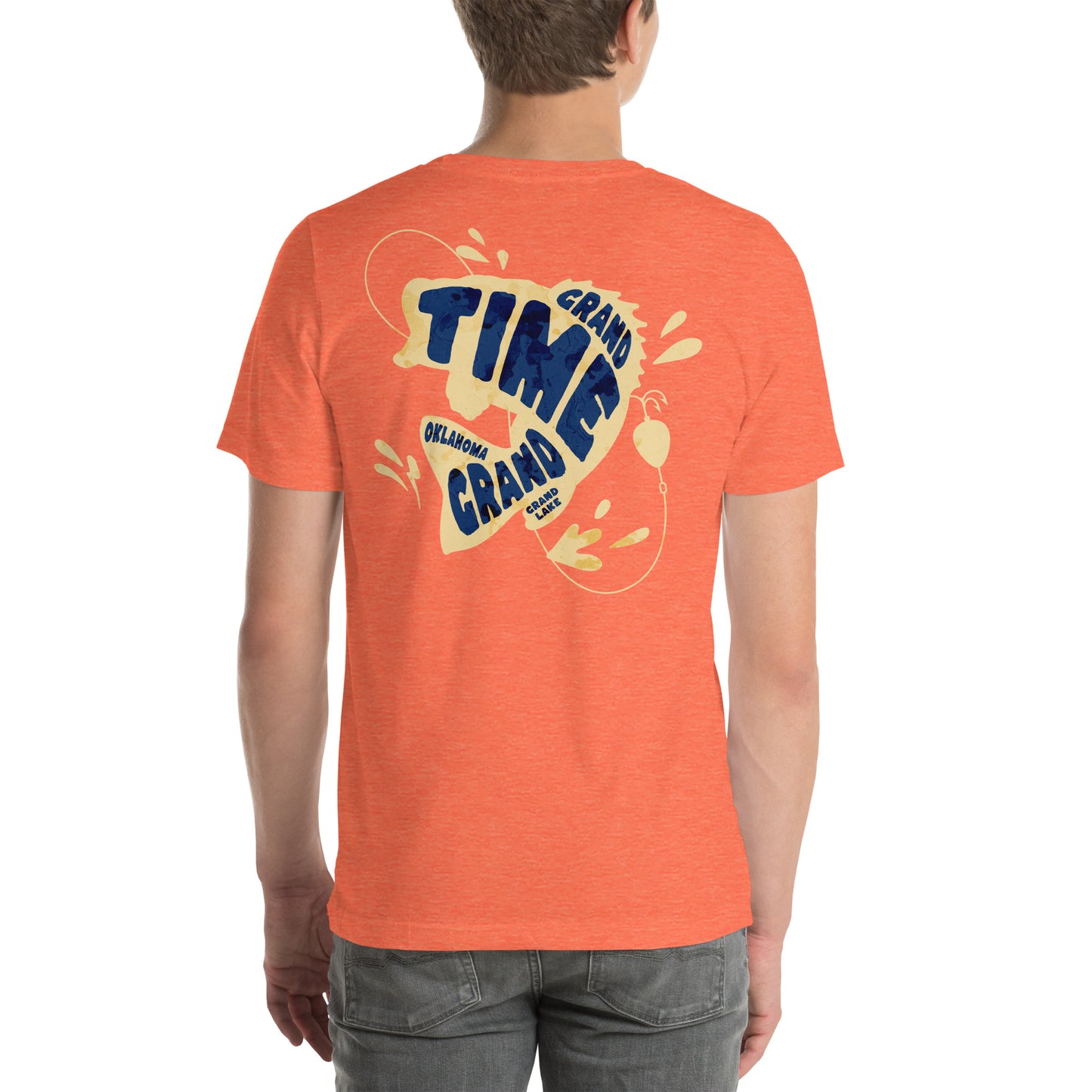 ON GRANDTIME custom jumping Bass design soft style Unisex t-shirt