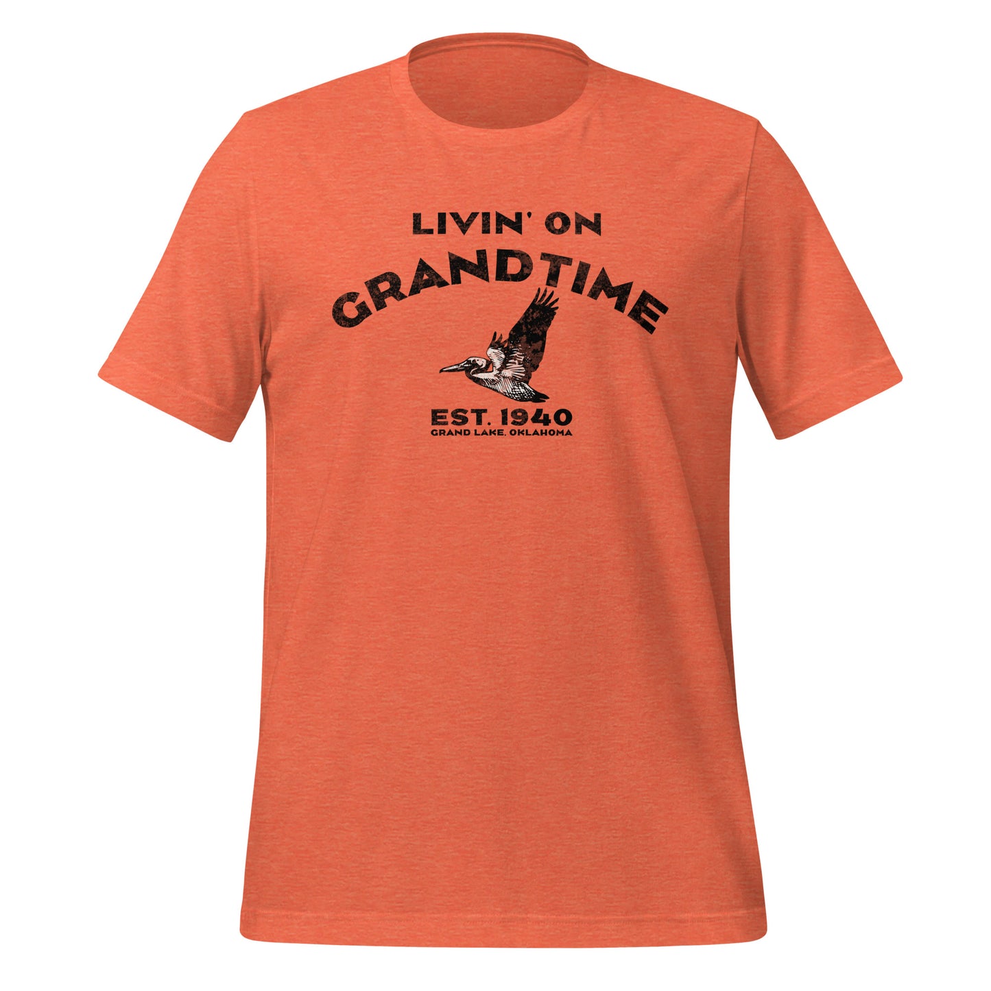 LIVIN' ON GRANDTIME Custom Pellican Unisex t-shirt