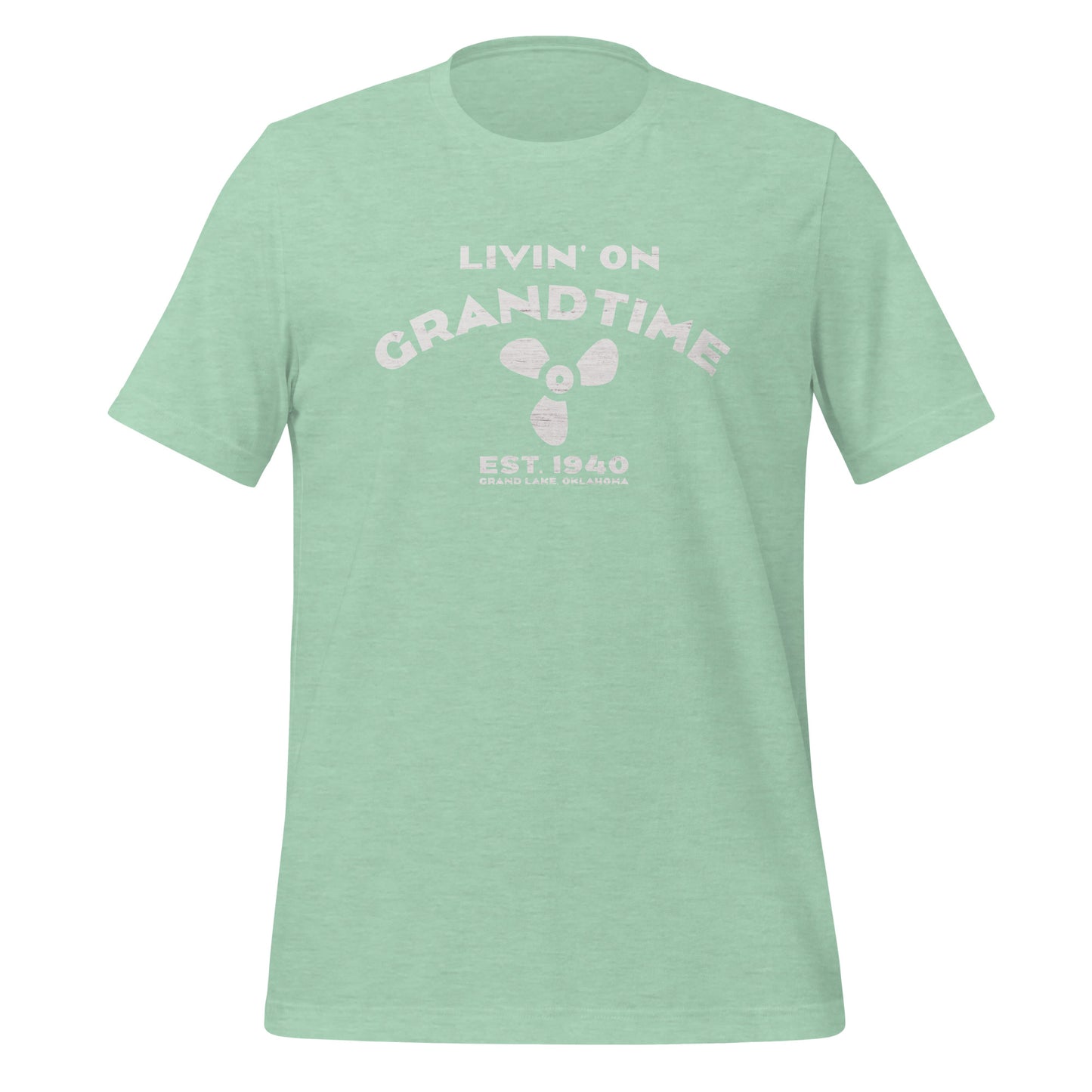 ON GRANDTIME custom boat prop design Unisex soft style t-shirt