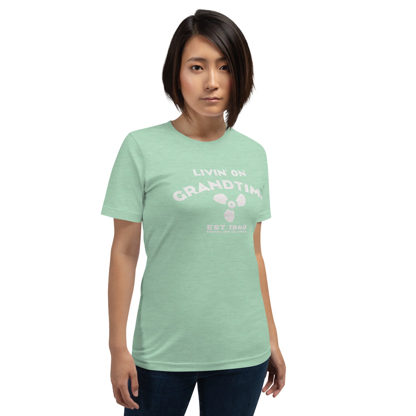 ON GRANDTIME custom boat prop design Unisex soft style t-shirt