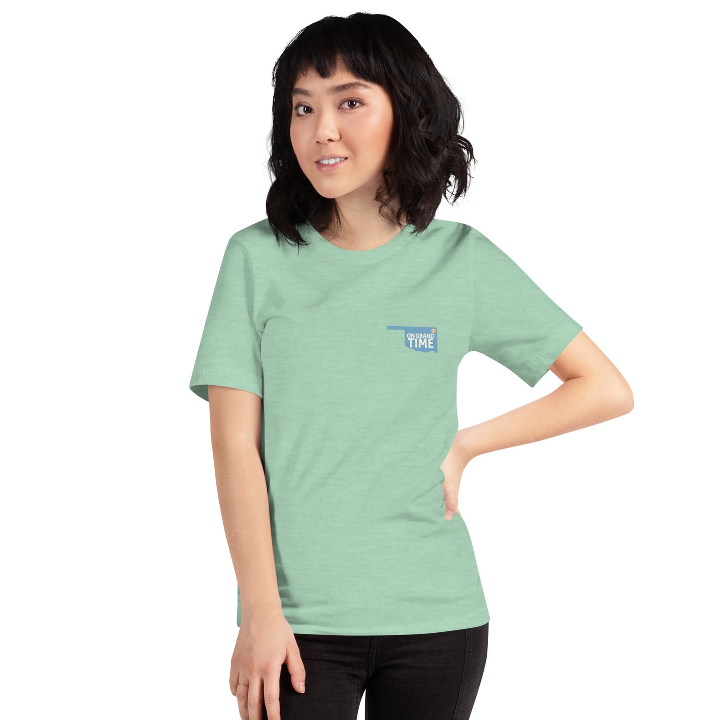 ON GRANDTIME Custom Oklahoma design on a soft Unisex t-shirt