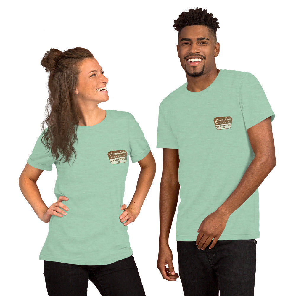 ON GRANDTIME Grand Lake Oklahoma soft style Unisex t-shirt