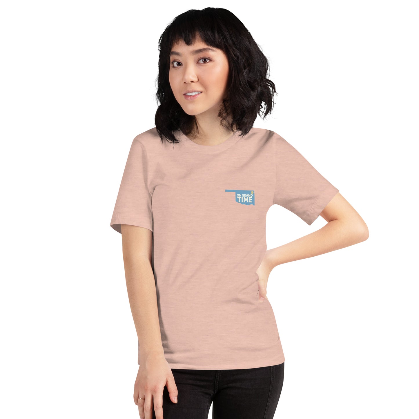 ON GRANDTIME Custom Oklahoma design on a soft Unisex t-shirt