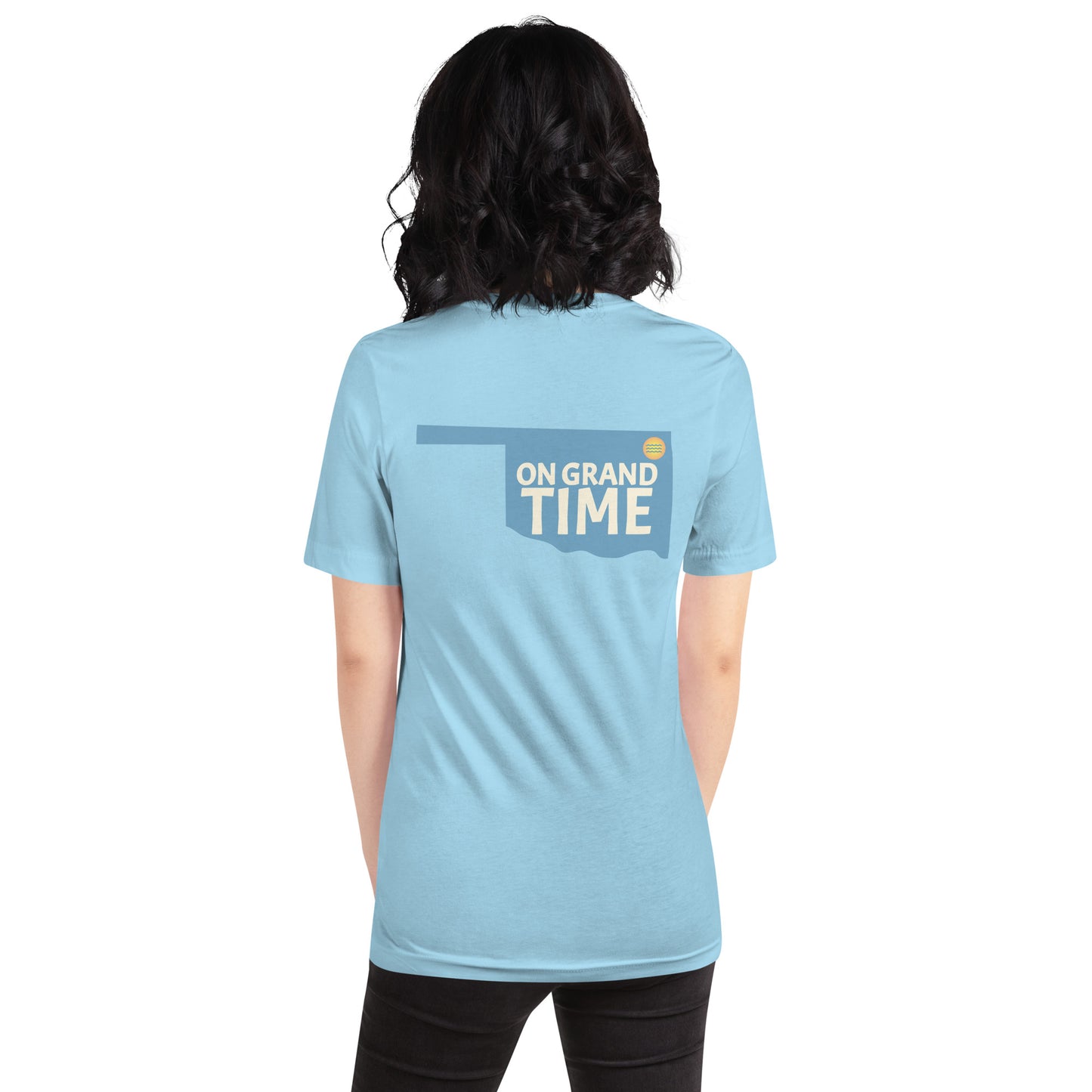 ON GRANDTIME Custom Oklahoma design on a soft Unisex t-shirt